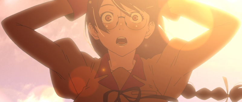 Tsubasa Hanekawa’s first chronological appearance... top half.